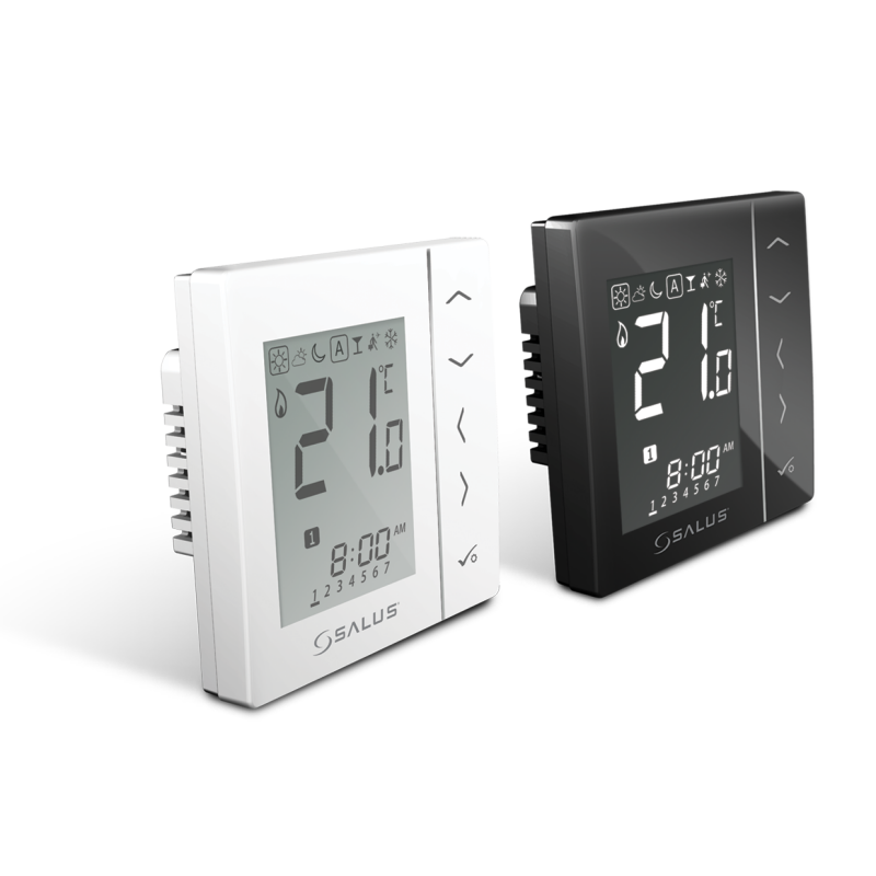 Bild von Digitales Raumthermostat VS30 mit LCD, weiß, 230V, Unterputz