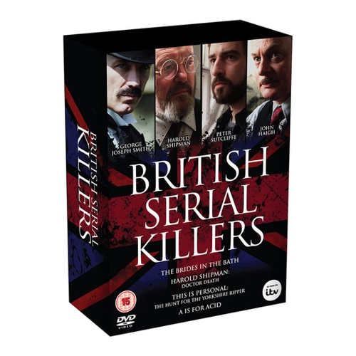 Bild von Britain's Serial Killer Box Set: A Is For Acid / Harold Shipman Dr Death / Brides In The Bath/This Is Personal: The Hunt For The Yorkshire Ripper [DVD]