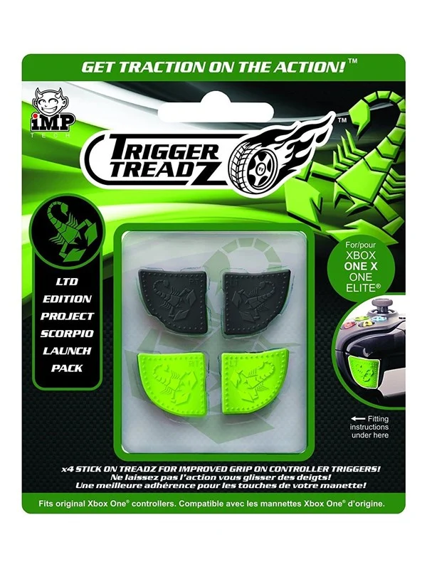 Bild von iMP TECH Trigger Treadz: Project Scorpio Limited Edition 4-Pack - Miscellaneous Zubehör für Spielkonsole - Microsoft Xbox One