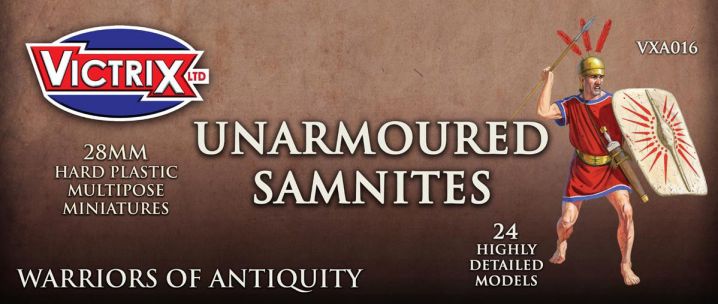 Bild von Victrix Ancient Unarmoured Samnites 28mm VXA016 ungepanzerte Samniten Ancient
