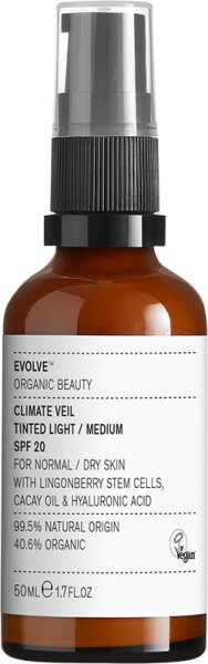 Bild von Evolve Organic Beauty Climate Veil Tinted Deep 4.0 SPF 20 50 ml