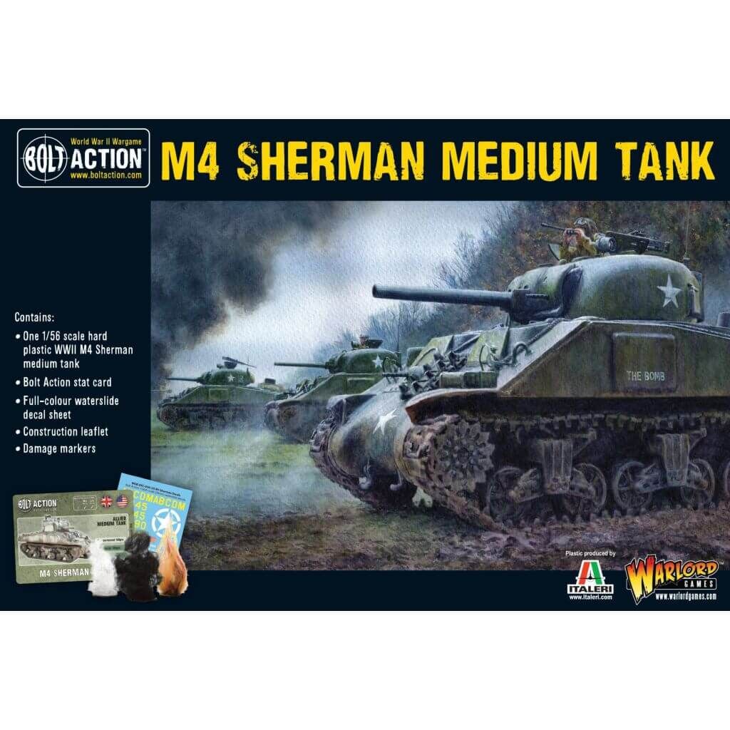Bild von Warlord Games - M4 Sherman Medium Tank 28mm Vereinigte Staaten WWII Amis Briten