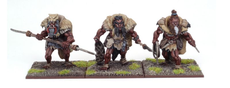 Bild von KoW Ogre Hunters Regiment Kings of War Mantic Games Ogerjäger