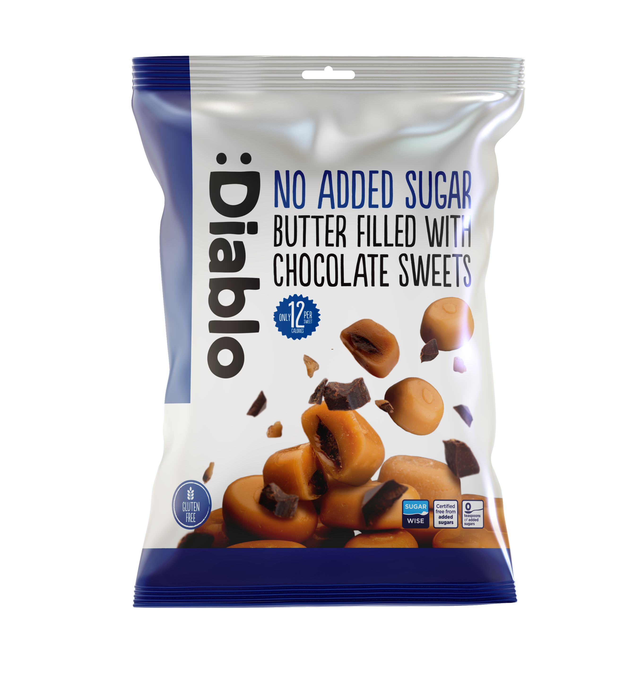 Bild von :Diablo No Added Sugar Butter Sweets filled with Chocolate