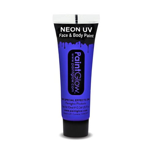 Bild von PaintGlow Theaterschminke UV Neon Face & Body Paint Make up Blau