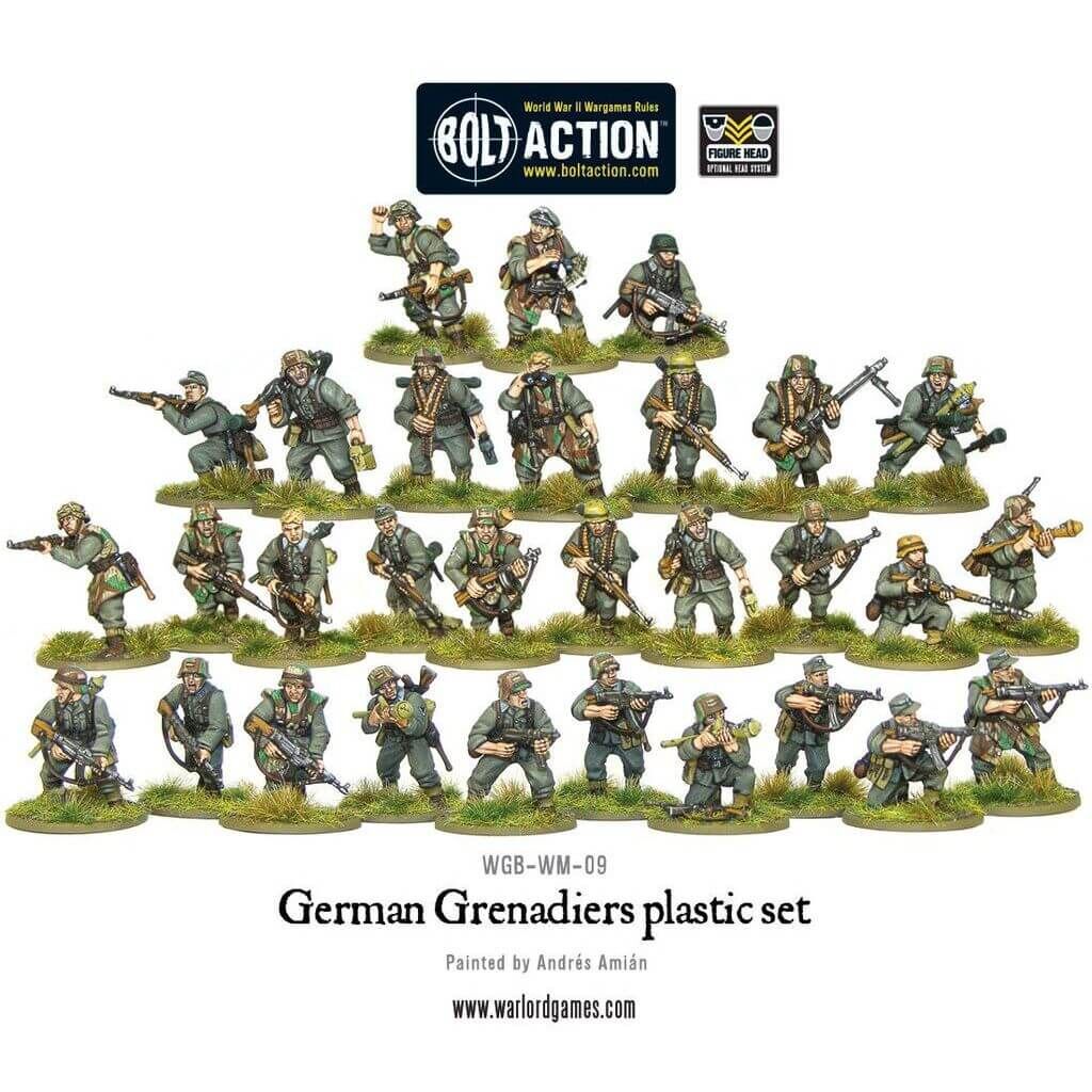 Bild von Warlord Games German Grenadiers 28mm Deutschland WWII Deutsche Grenadiere