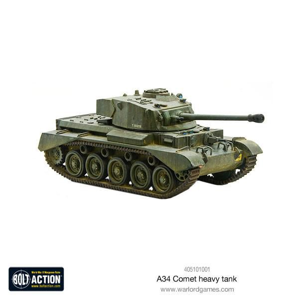 Bild von Warlord Games A34 Comet Heavy Tank 28mm Churchill Tank 28mm Briten Panzer