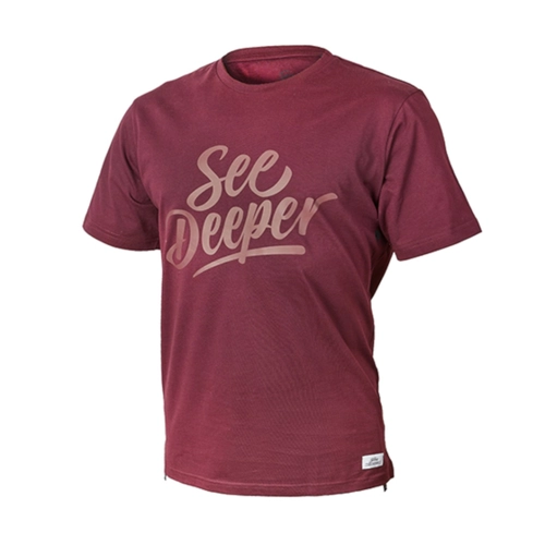 Bild von Fortis T-Shirt See Deeper Maroon - Angelshirt