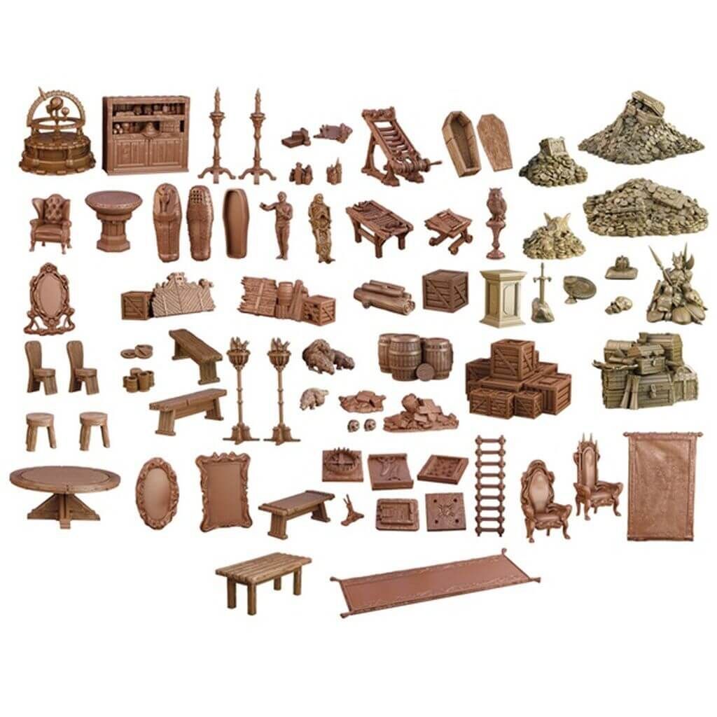 Bild von Terrain Crate Dungeon Depths Mantic Games D&D Gelände Burgverlies Schätze PNP