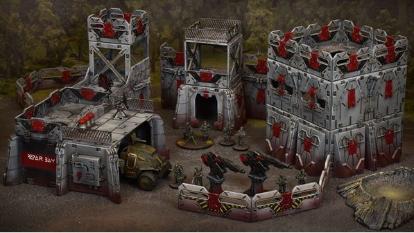 Bild von Terrain Crate Military Compound Mantic Games Tabletop Gelände SciFi Terrain 28mm