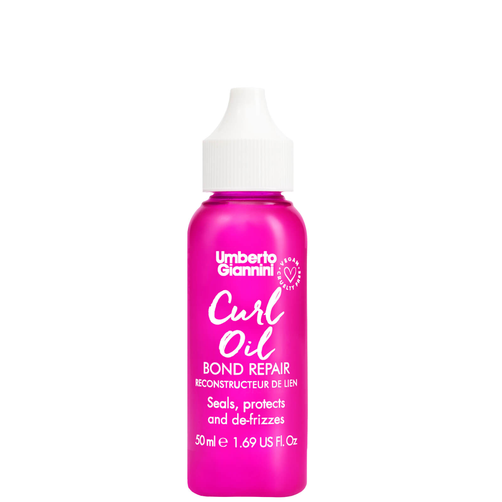 Bild von Umberto Giannini Curl Oil Bond Repair - Defrizz and Repair Haaröl für Wellen, Locken und Spulen Vegan und Cruelty Free 50ml