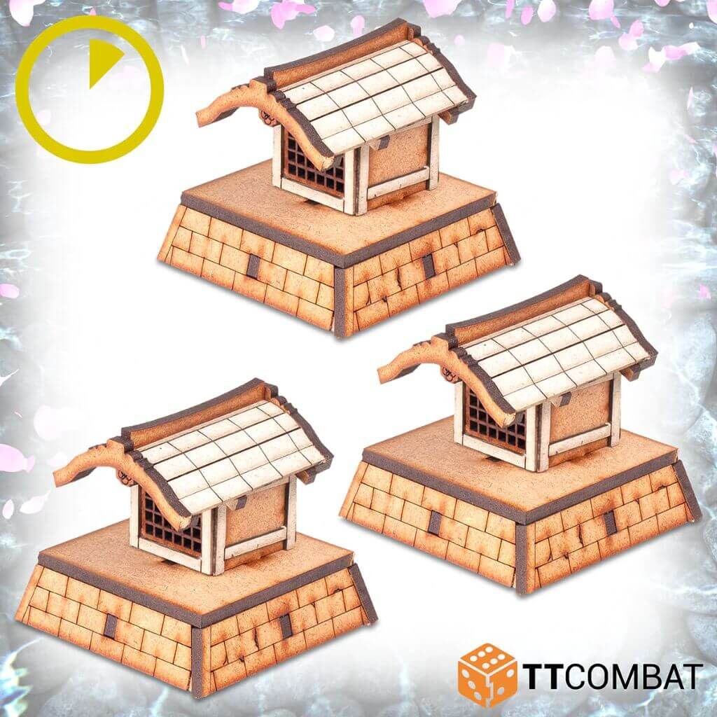 Bild von TTCombat Hokora Set 28mm Samurai Gelände Terrain Japan Gebäude Haus scenery