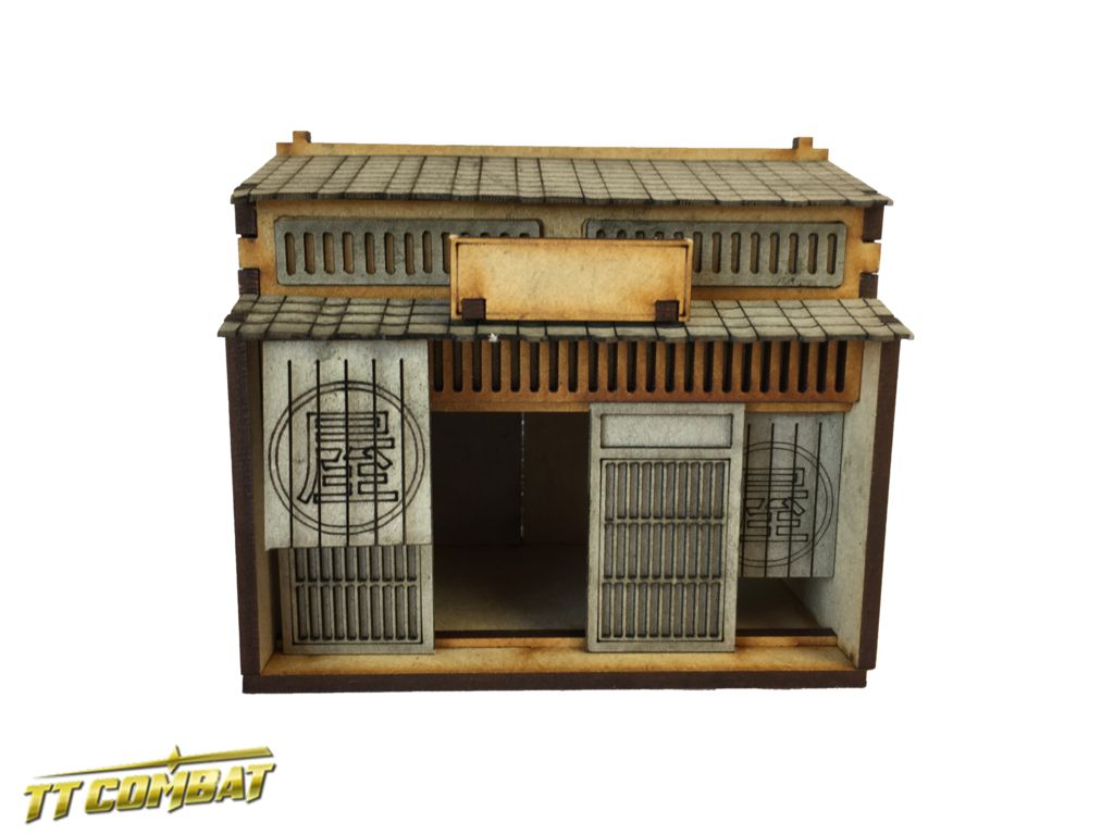 Bild von TTCombat Machiya Shop Front 28mm Samurai Gelände Terrain Japan Gebäude Haus