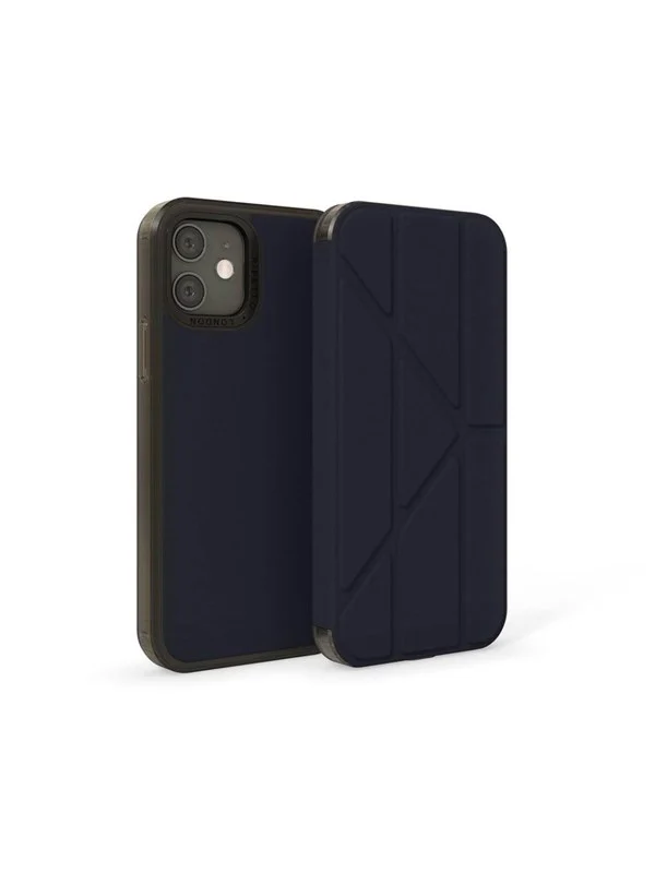 Bild von Pipetto Origami Folio for iPhone 12/12 Pro - Dark Blue