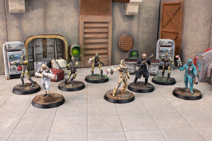 Bild von Fallout Wasteland Warfare Institute Core Box Modiphius Minis Synths Scientist