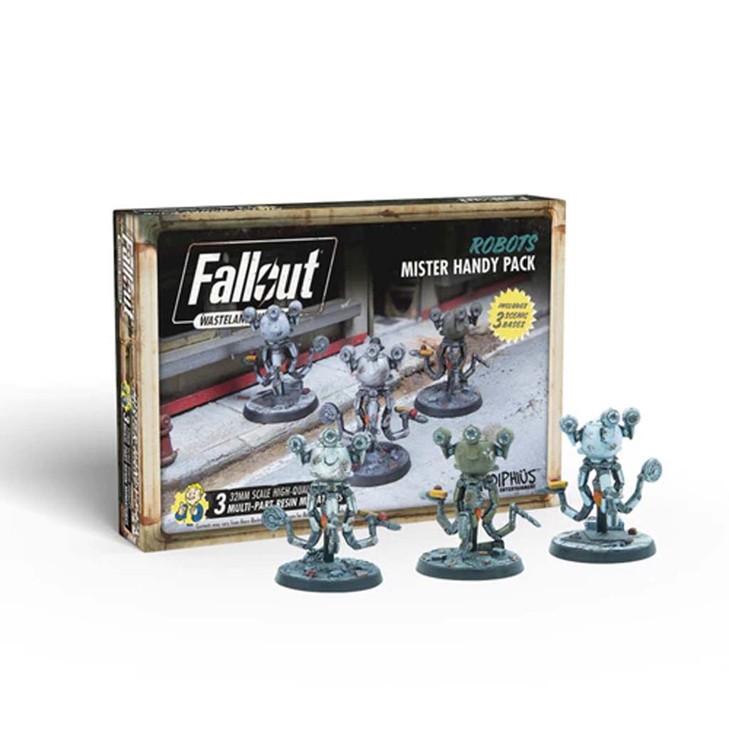 Bild von Fallout Wasteland Warfare Robots Mister Handy Pack Modiphius MUH052223 Roboter