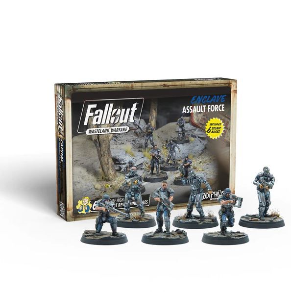 Bild von Fallout Wasteland Warfare Enclave Assault Force Modiphius Minis