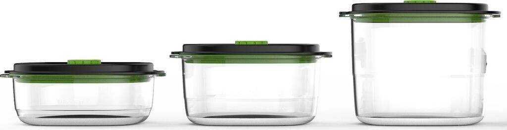 Bild von FoodSaver Set of 3 Fresh Food Boxes 700ml, 1,18L et 1,8L FFC026X