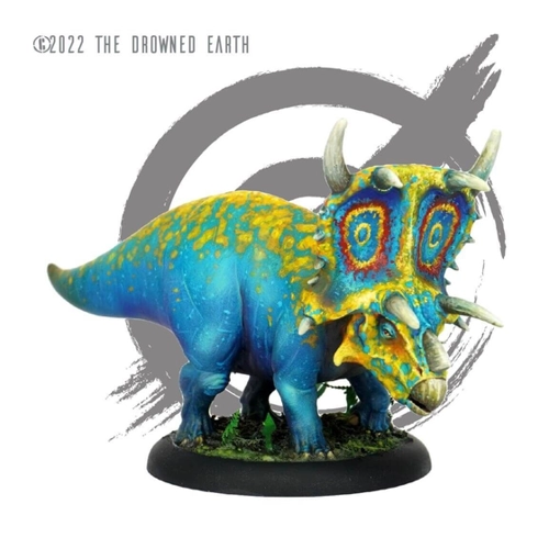 Bild von The Drowned Earth: Ceratops - Tabletop-Miniatur von Olmec Games