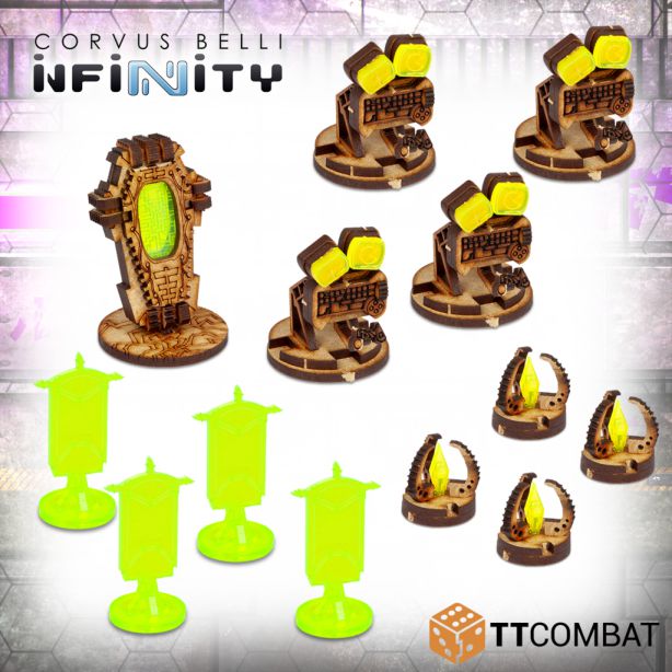 Bild von TTCombat Infinity Objectives 28mm Terrain Utopia Infinity scatter Gelände SciFi