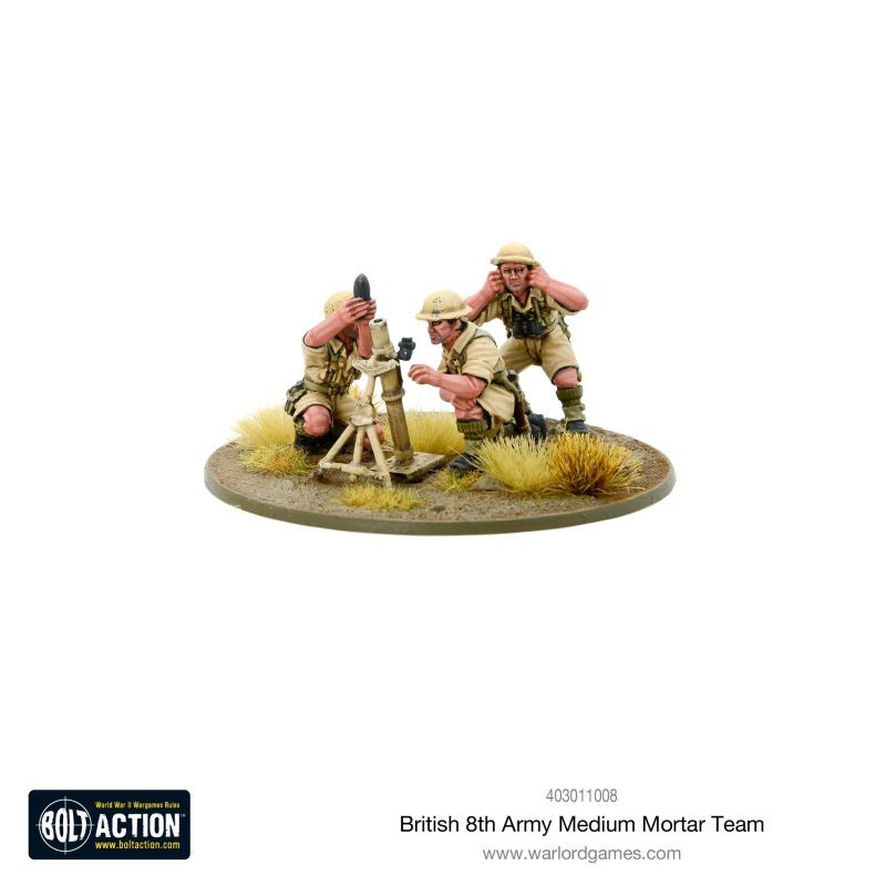 Bild von British 8th Army Medium Mortar Team