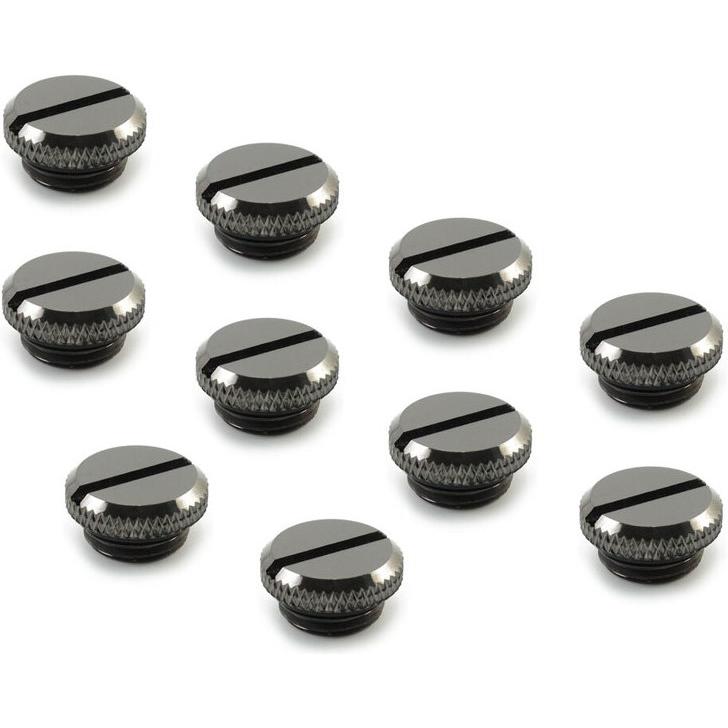 Bild von XSPC Verschlussstopfen V2 G1/4 Zoll AG - 10er Pack, Wasserkühlung Komponenten Zubehör, Schwarz