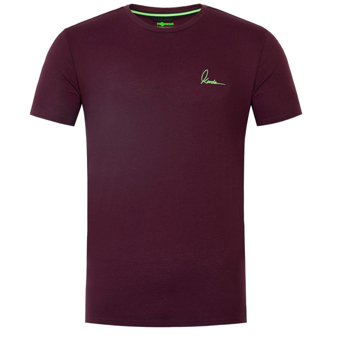 Bild von Korda Minimal Tee Burgundy - T-Shirt für Angler