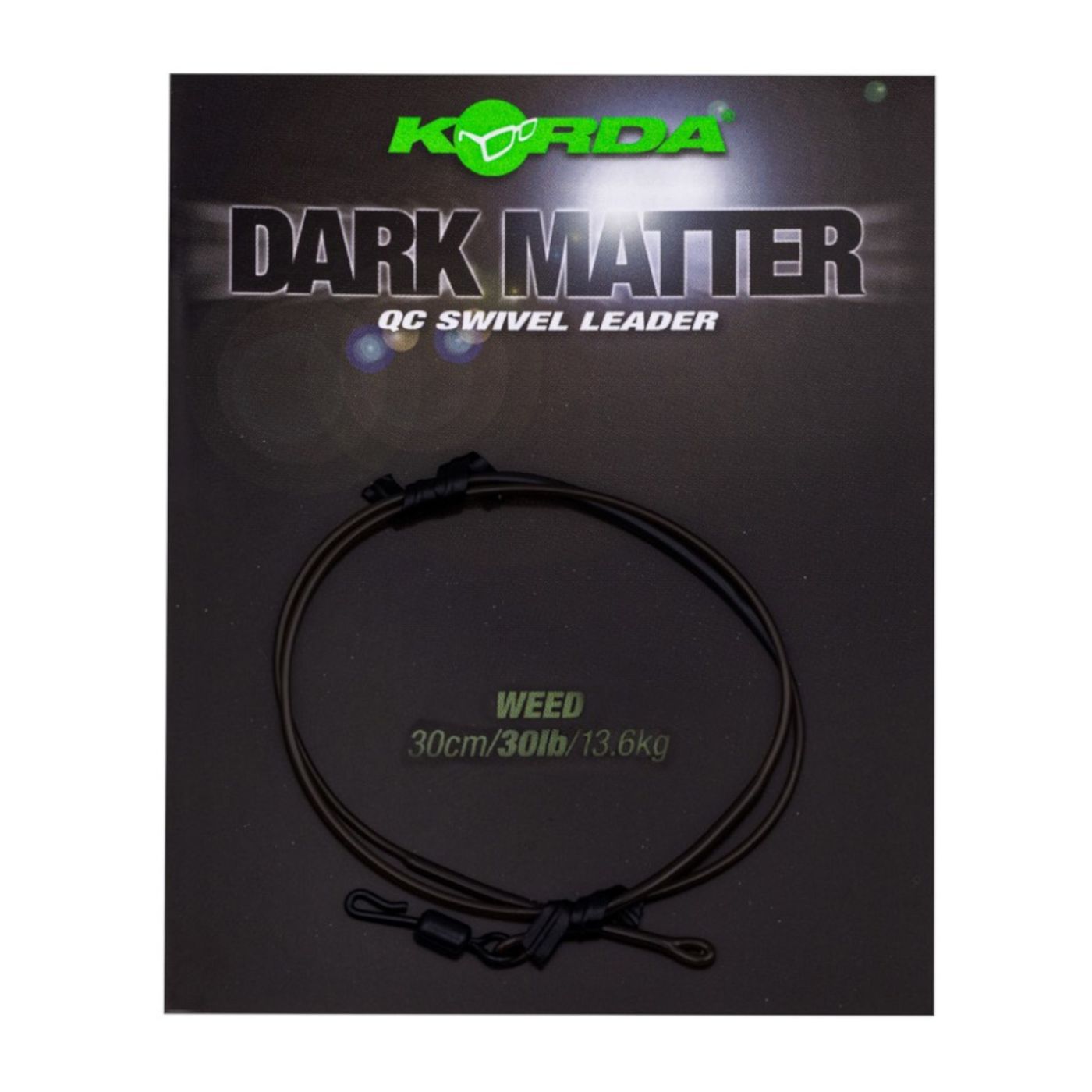 Bild von Korda Dark Matter Leader QC Swivel 30lb 30cm -  Karpfenvorfach