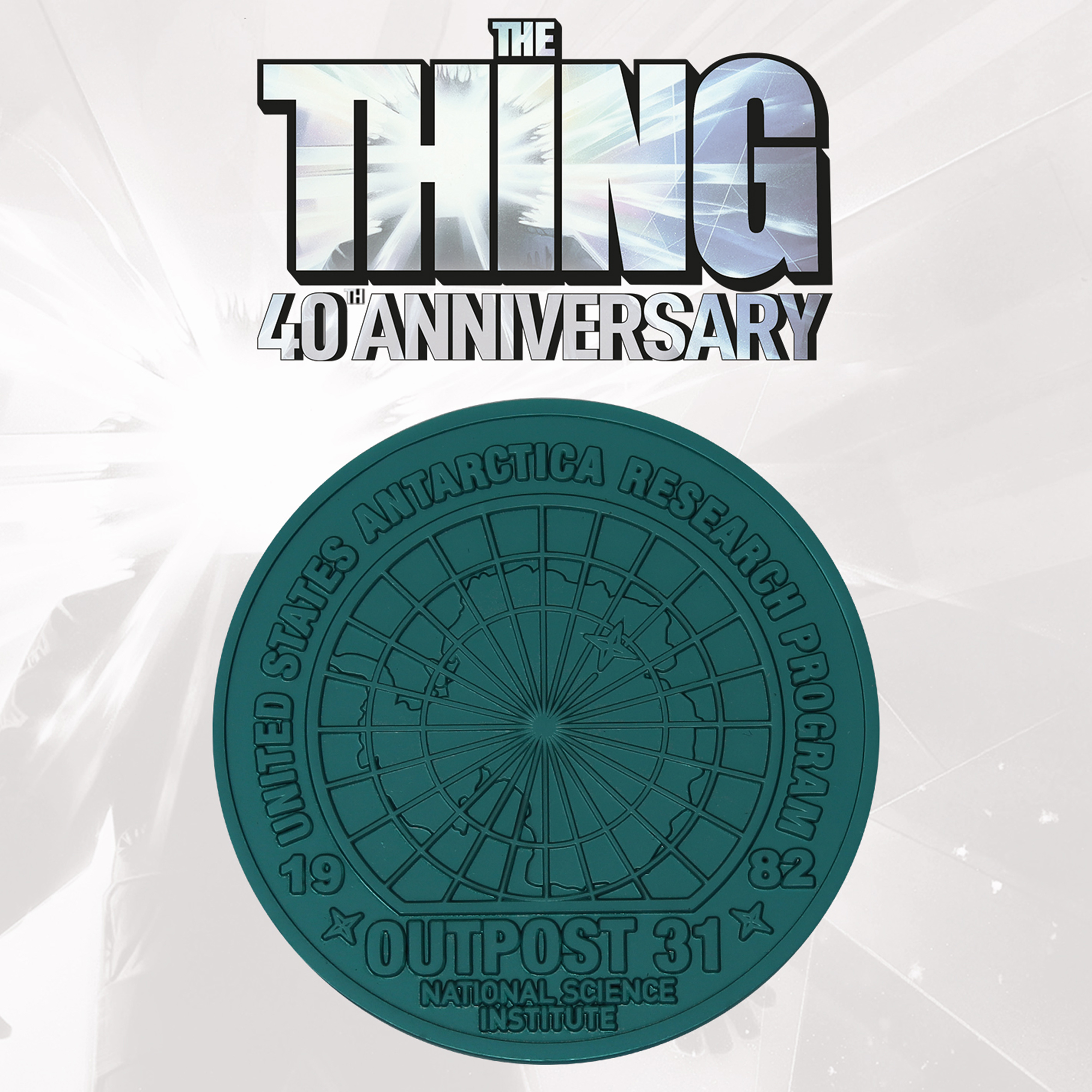 Bild von Fanattik The Thing 40th Anniversary Ice Blue Limited Edition Medallion