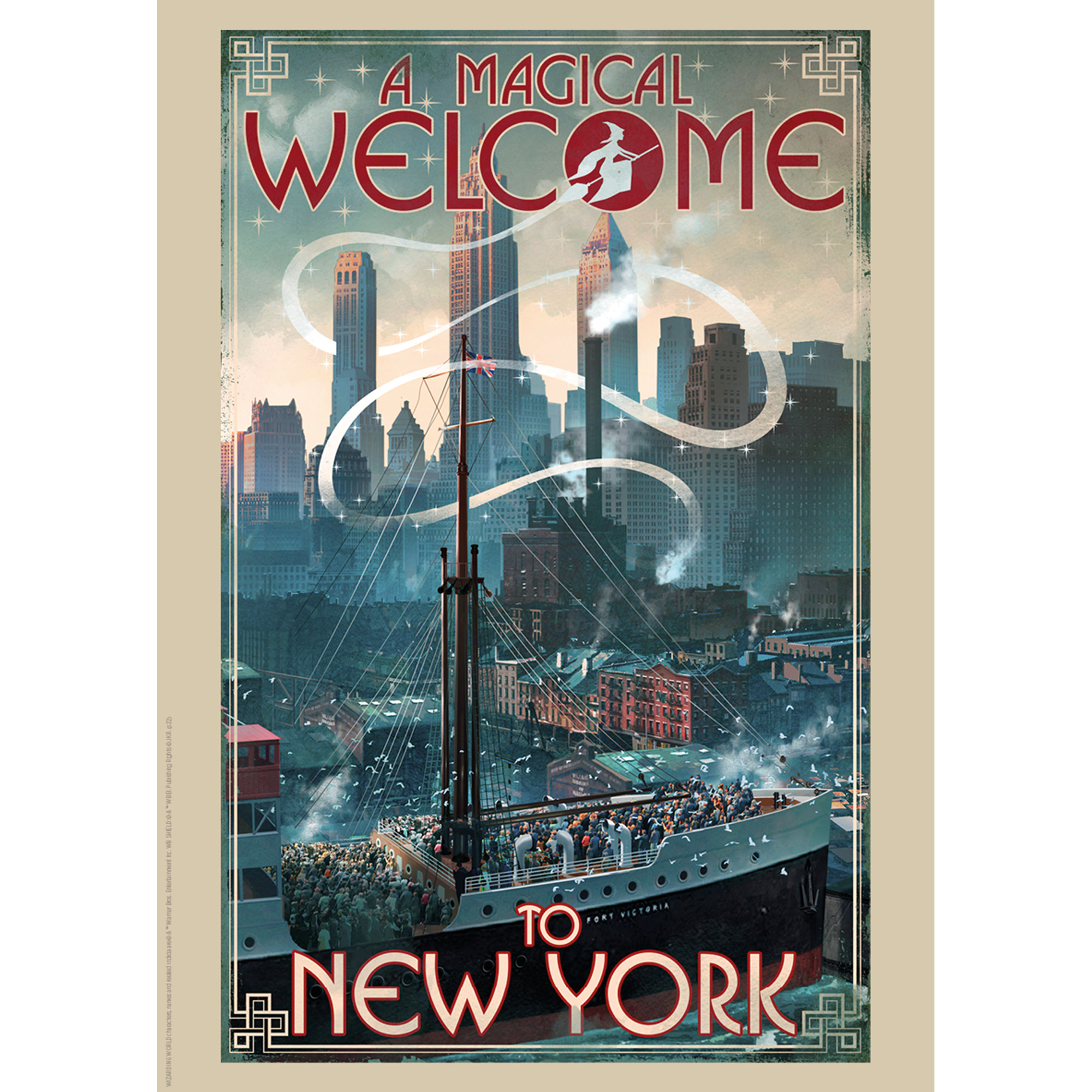 Bild von Fantastic Beasts Art Print New York Limited Edition 42 x 30 cm