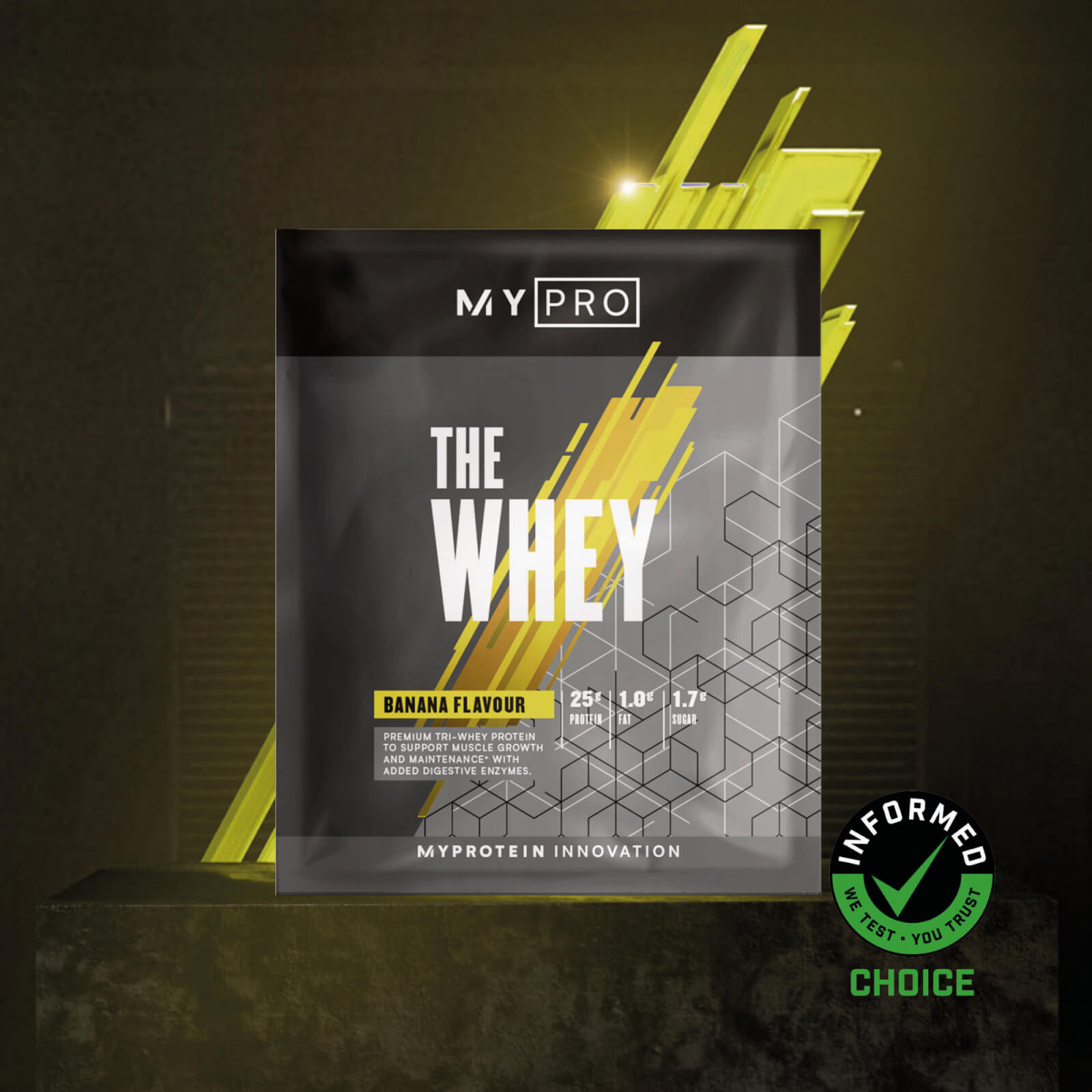 Bild von Myprotein THE Whey (Sample) - 30g - Banane
