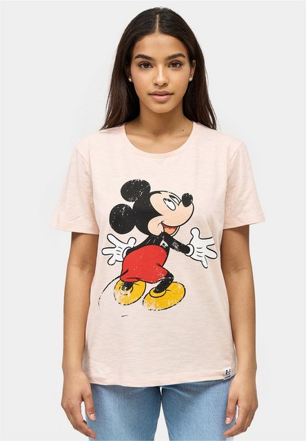 Bild von Recovered T-Shirt Mickey Mouse Hug (1-tlg) im zeitlosen Design