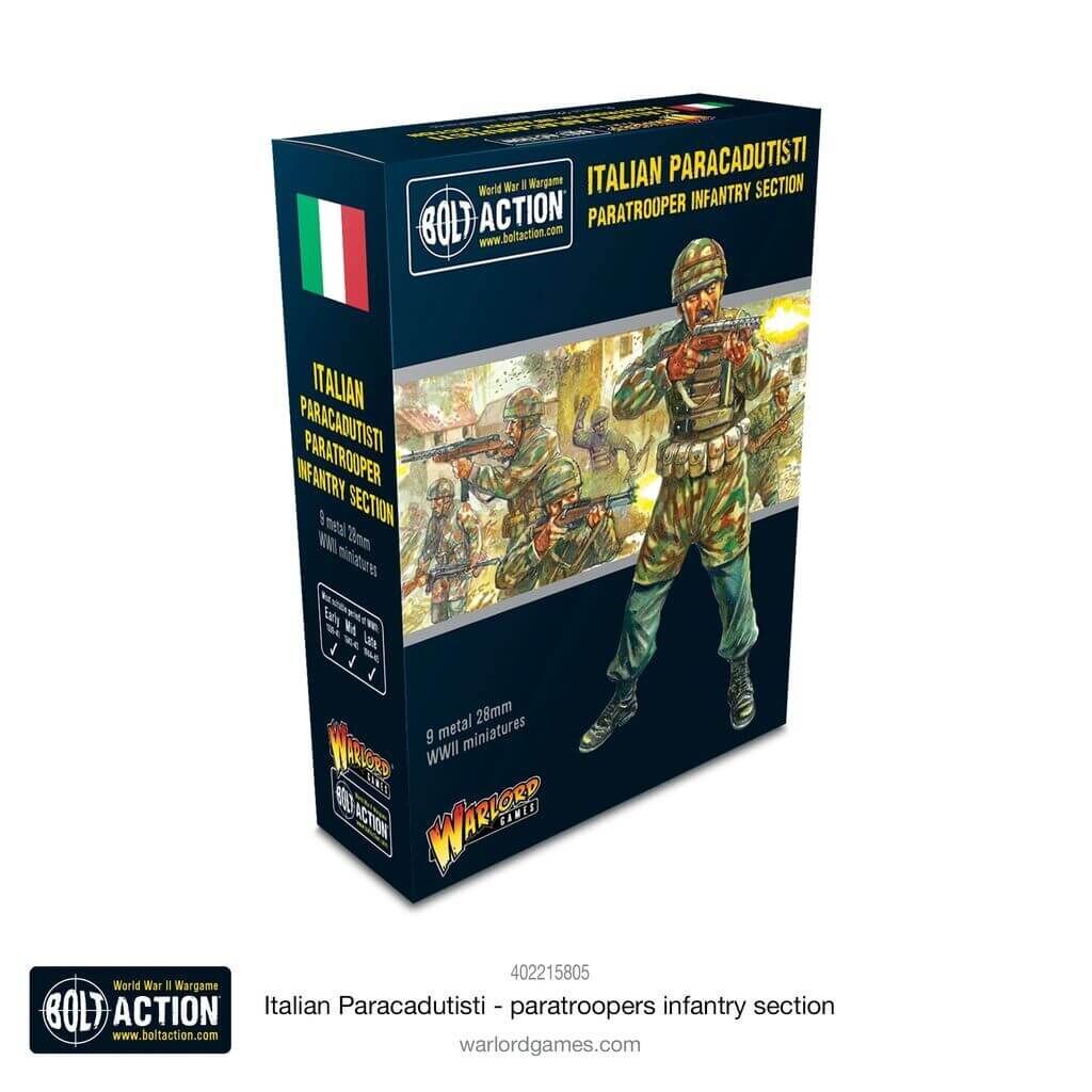 Bild von Warlord Games Italian Paracadutisti Paratrooper Infantry Section 28mm WWII