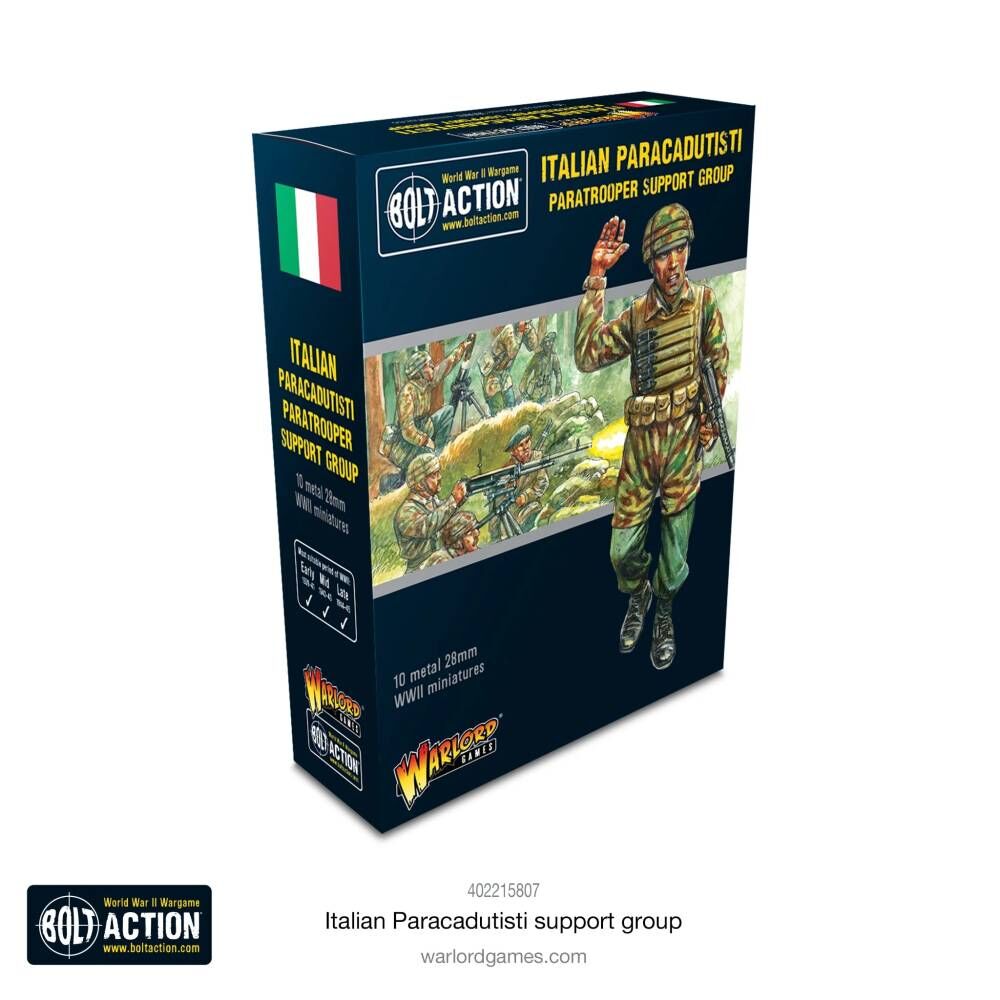 Bild von Warlord Games Modellbausatz Italian Paracadutisti support group