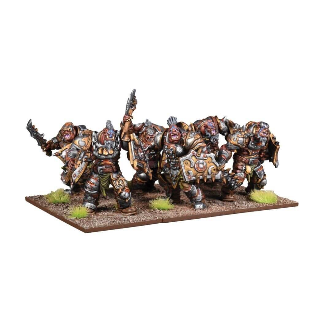Bild von KoW Ogre Warrior Horde 2022 Kings of War Mantic Games Ogerkrieger