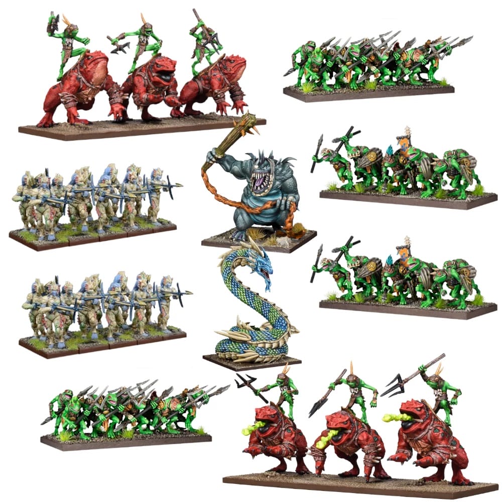 Bild von KoW Trident Realm Mega Army Kings of War Mantic Games Dreizackreich