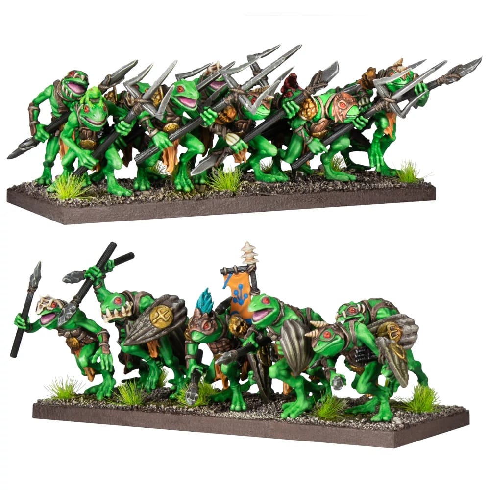 Bild von KoW Trident Realm Riverguard Regiment Kings of War Mantic Games Dreizackreich