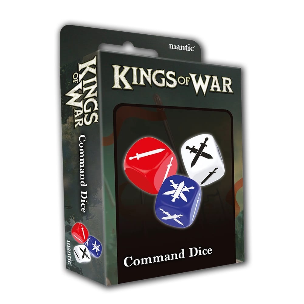 Bild von KoW Command Dice Mantic Games Kings Of War Befehlswürfel