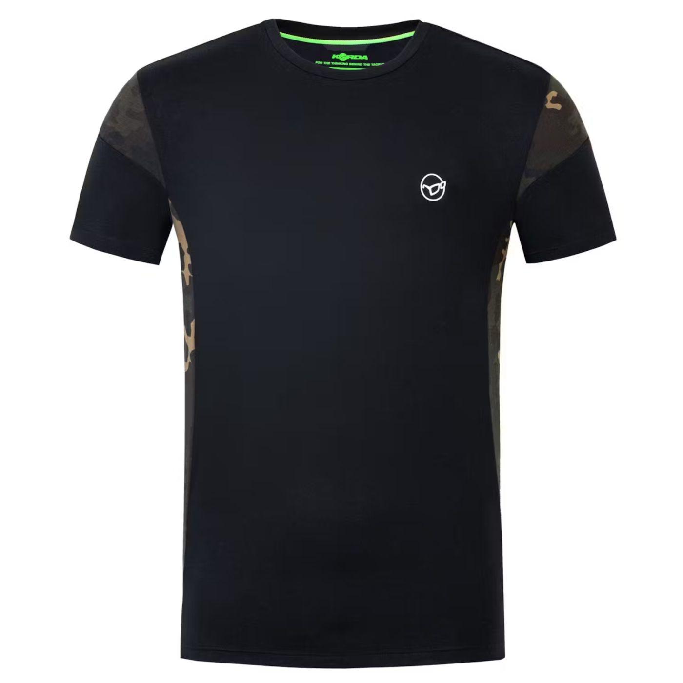 Bild von Korda Cut Tee Black - T-Shirt Angelshirt