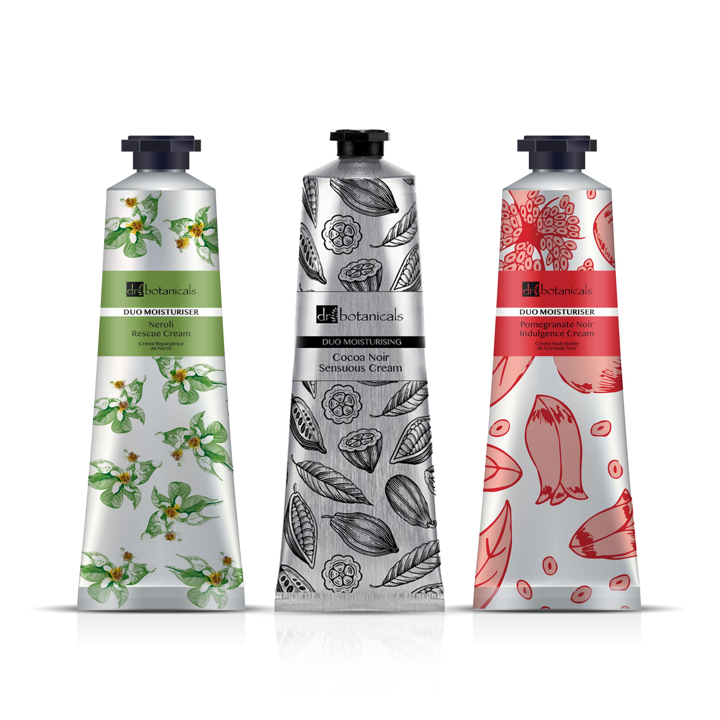 Bild von NEROLI RETTUNGSCREME + GRANATAPFEL NOIR VERWÖHNUNGSCREME + KAKAONOIR SINNLICHE CRÈME