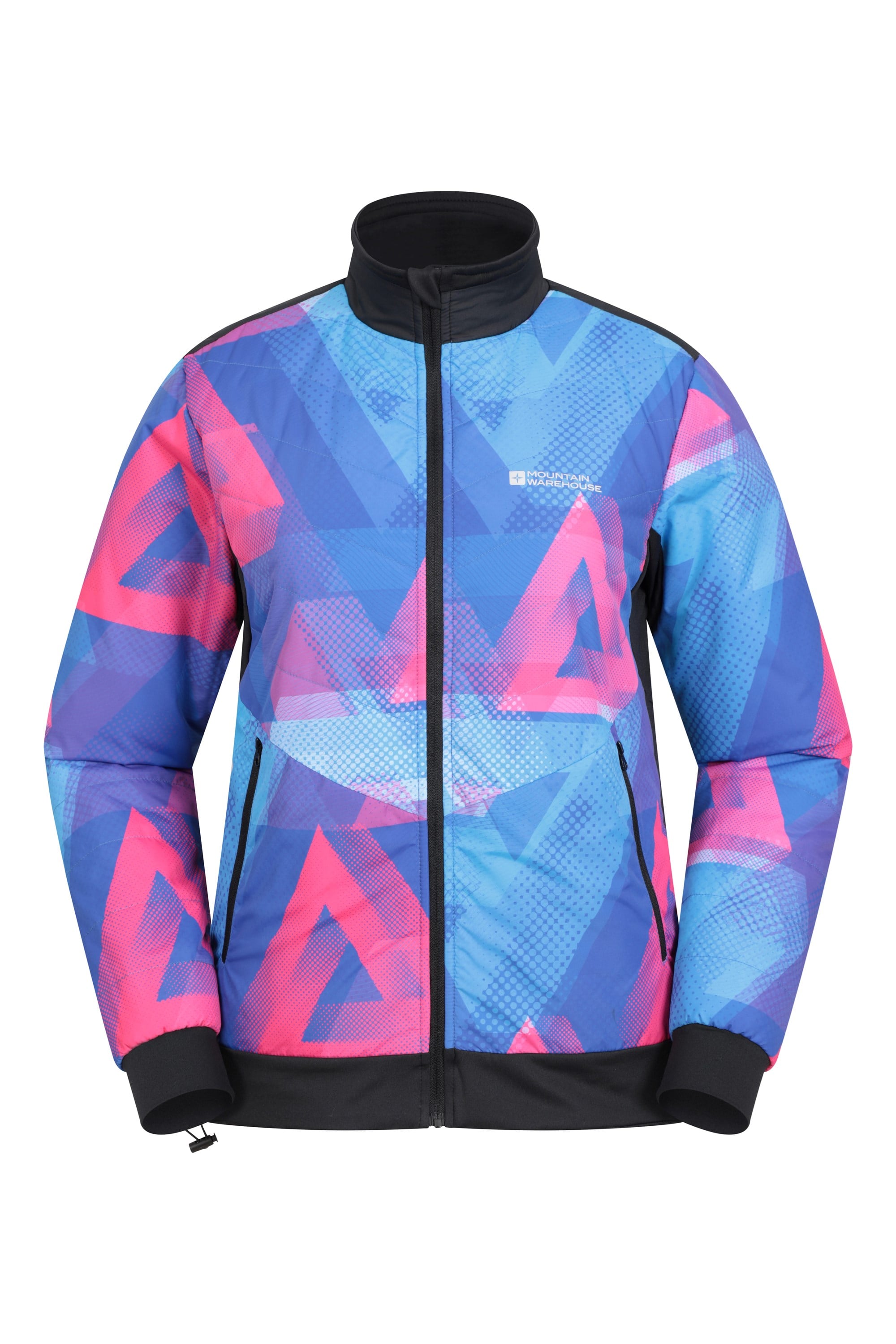 Bild von Chaser Gemusterte Damen Radfahr-Steppjacke - Pink