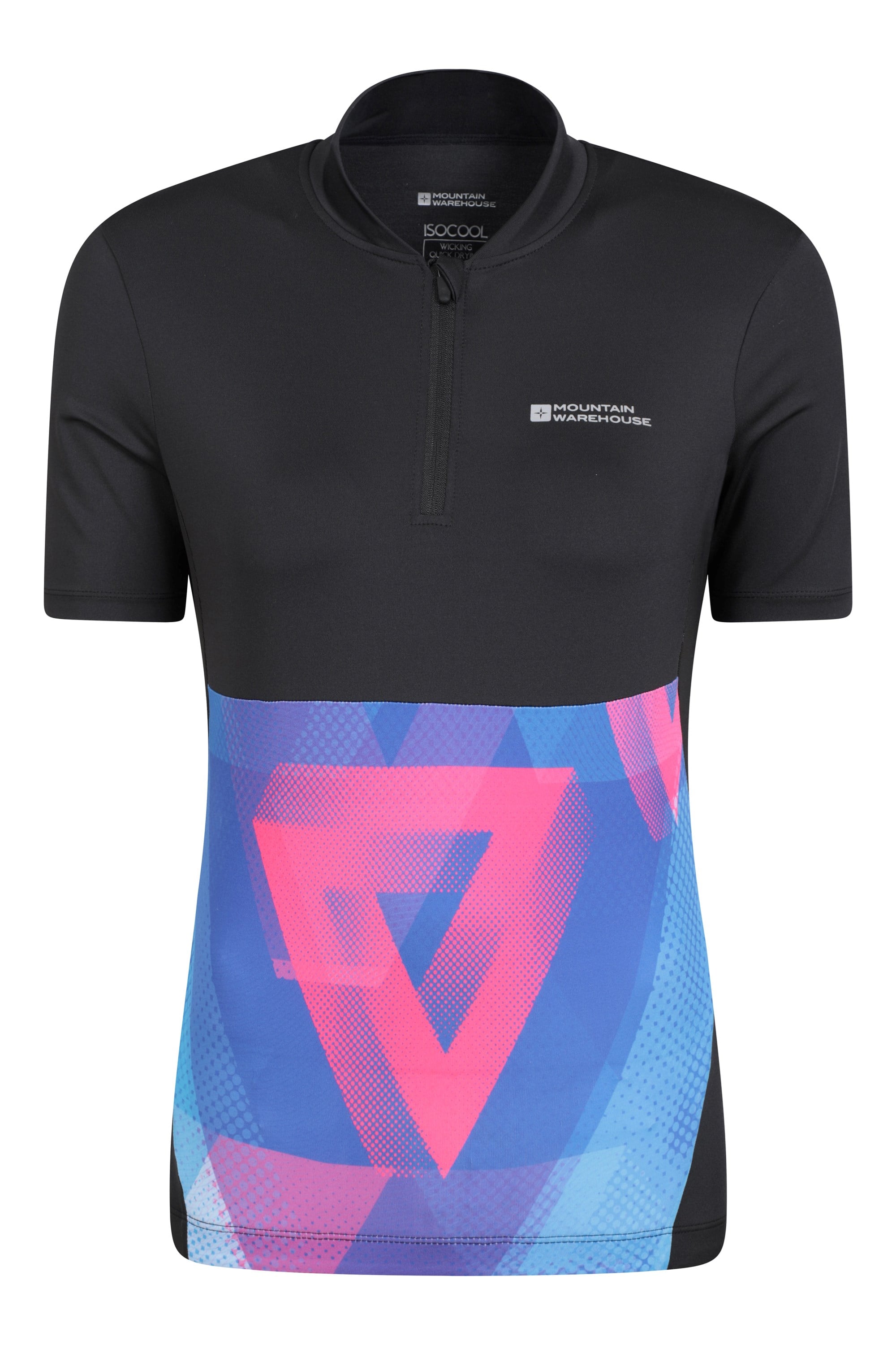 Bild von Chaser Gemustertes Damen Radtrikot - Schwarz