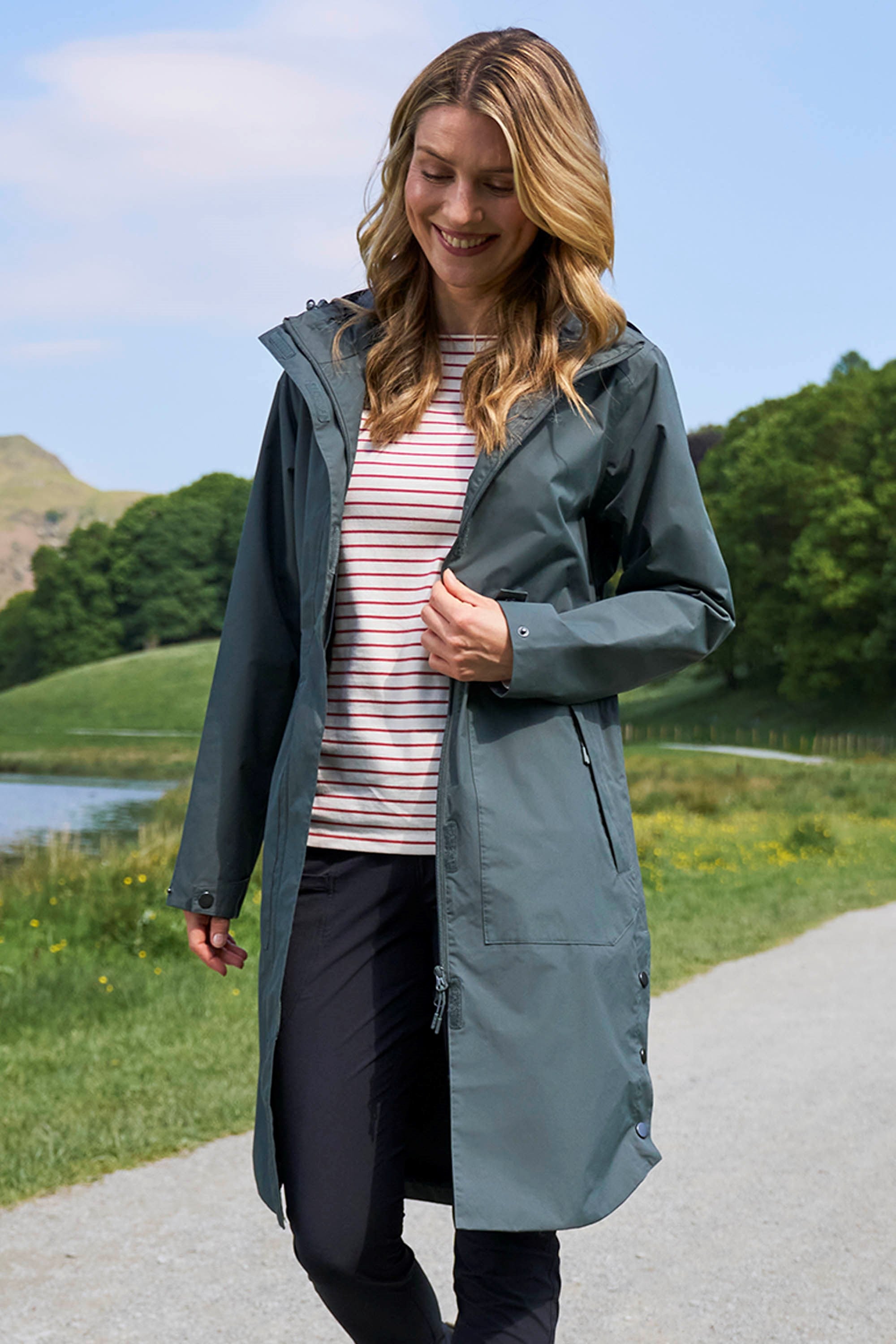 Bild von Hannah Wasserdichte Damen Regenjacke - Khaki
