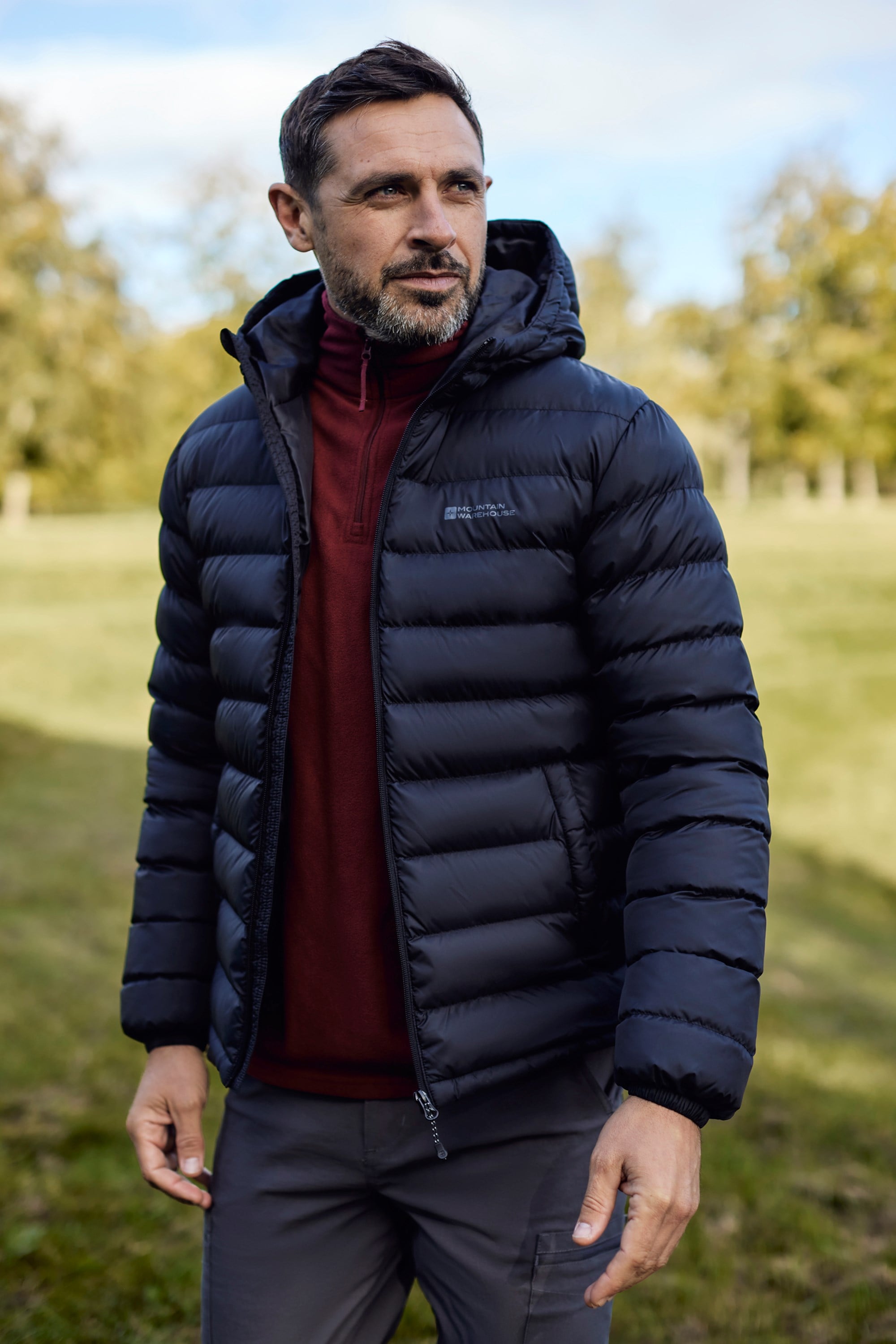 Bild von Seasons Herren-Steppjacke - Schwarz