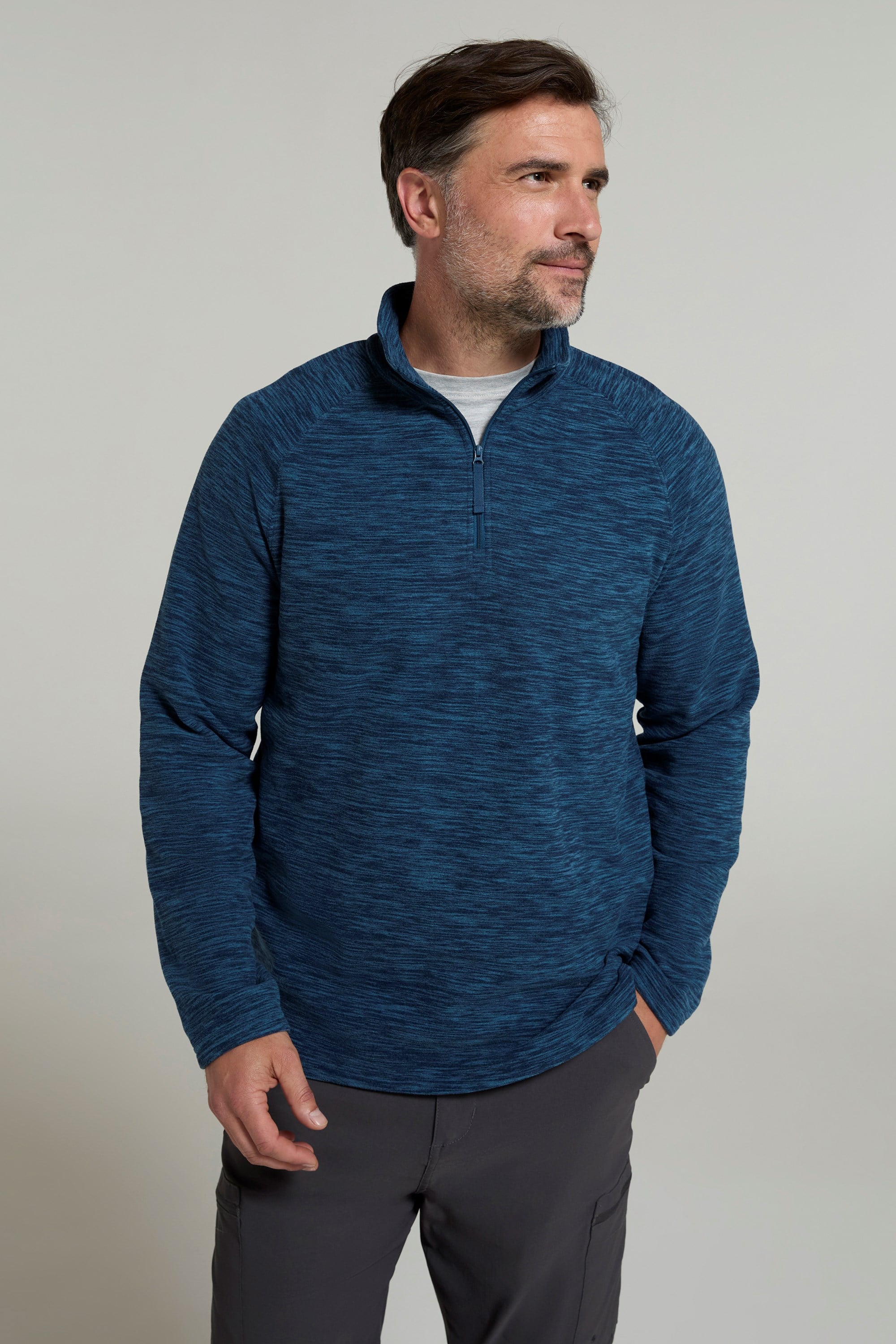 Bild von Snowdon II Herren-Mikrofleece - Blau