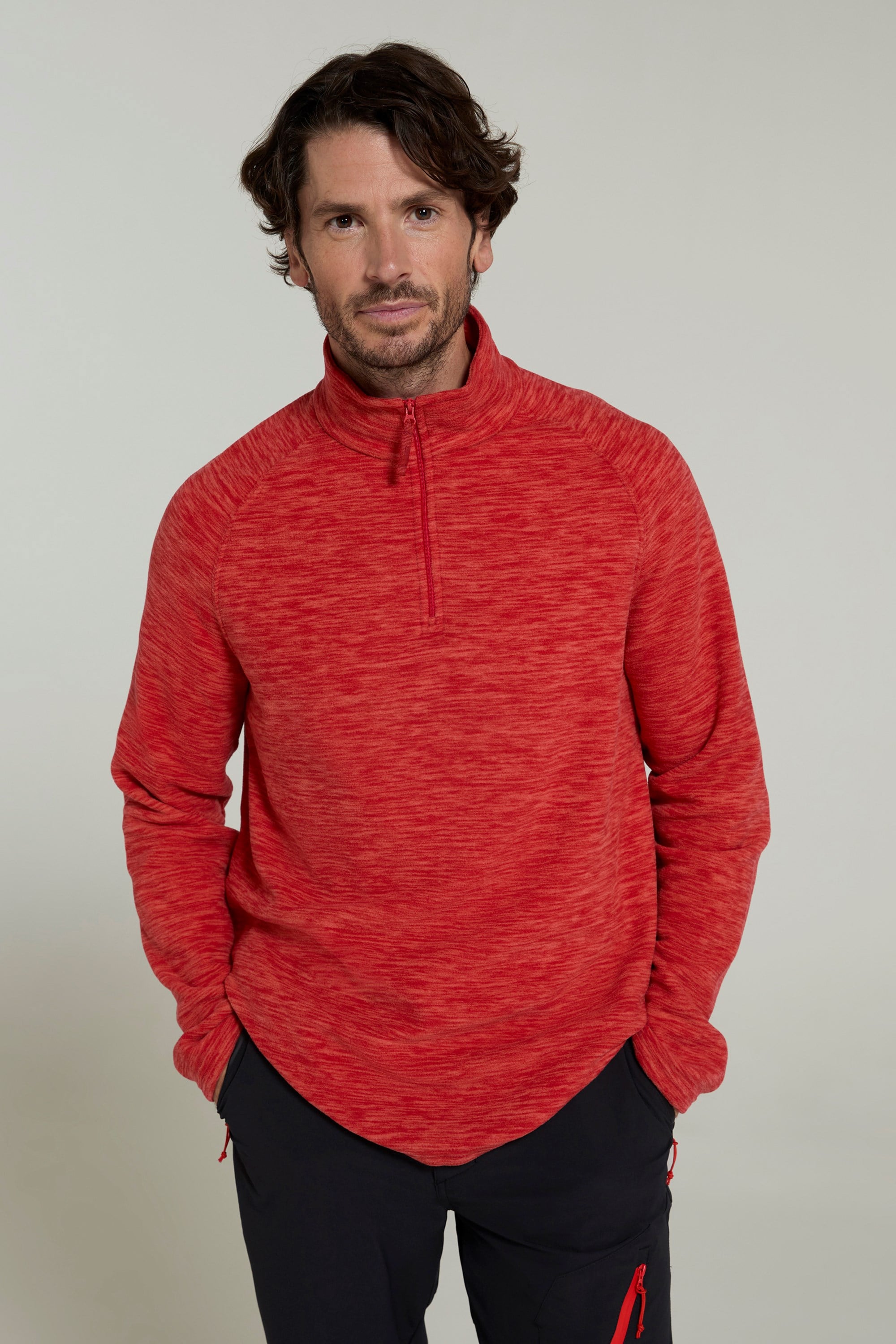 Bild von Snowdon II Herren-Mikrofleece - Rot