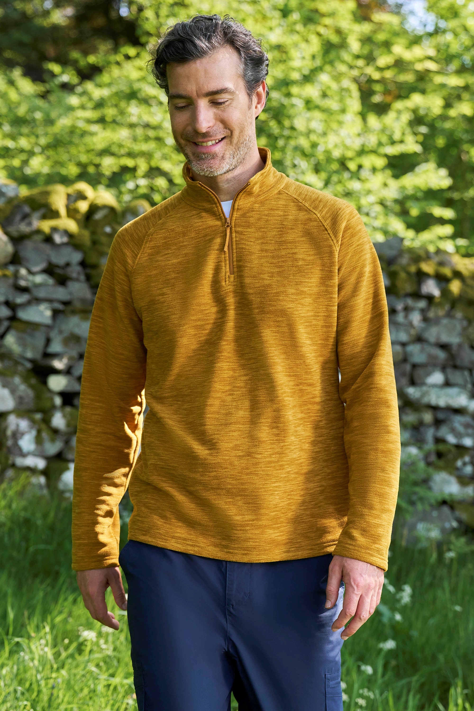 Bild von Snowdon II Herren-Mikrofleece - Gelb