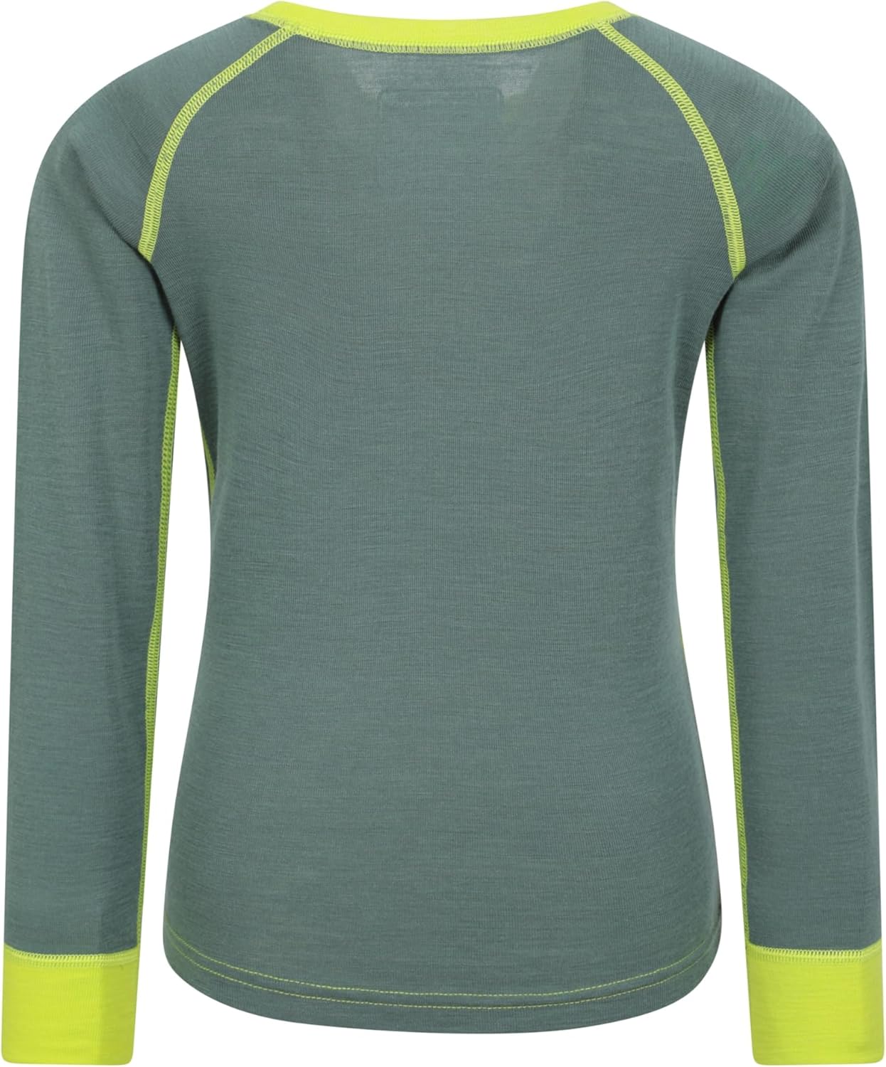 Bild von Mountain Warehouse Merino Rundhals Kinder Thermo-Oberteil Khaki Kinder 104 DE (3-4 Jahre)