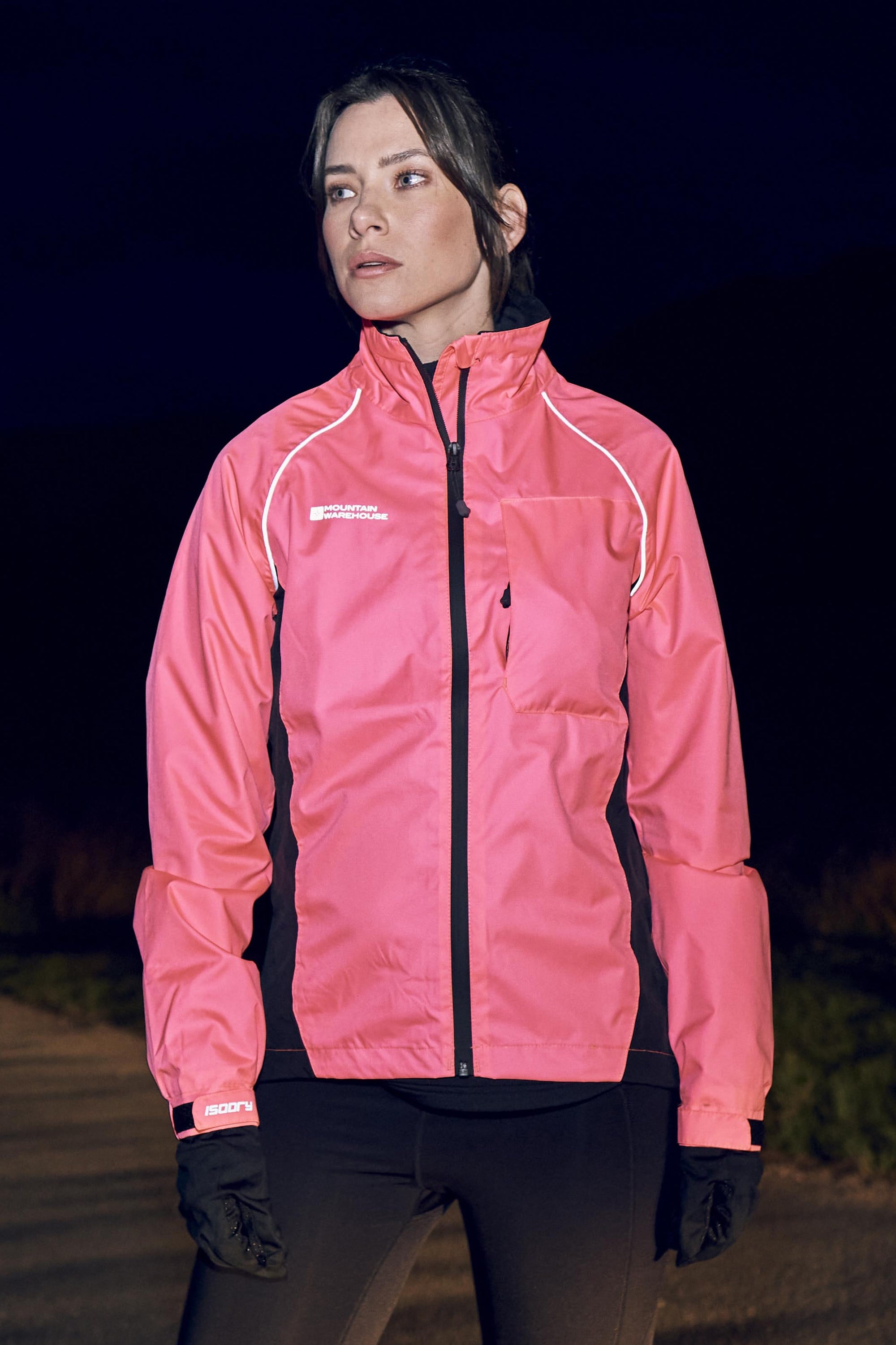Bild von Adrenaline IsoViz Wasserdichte Damenjacke - Intensiv Pink