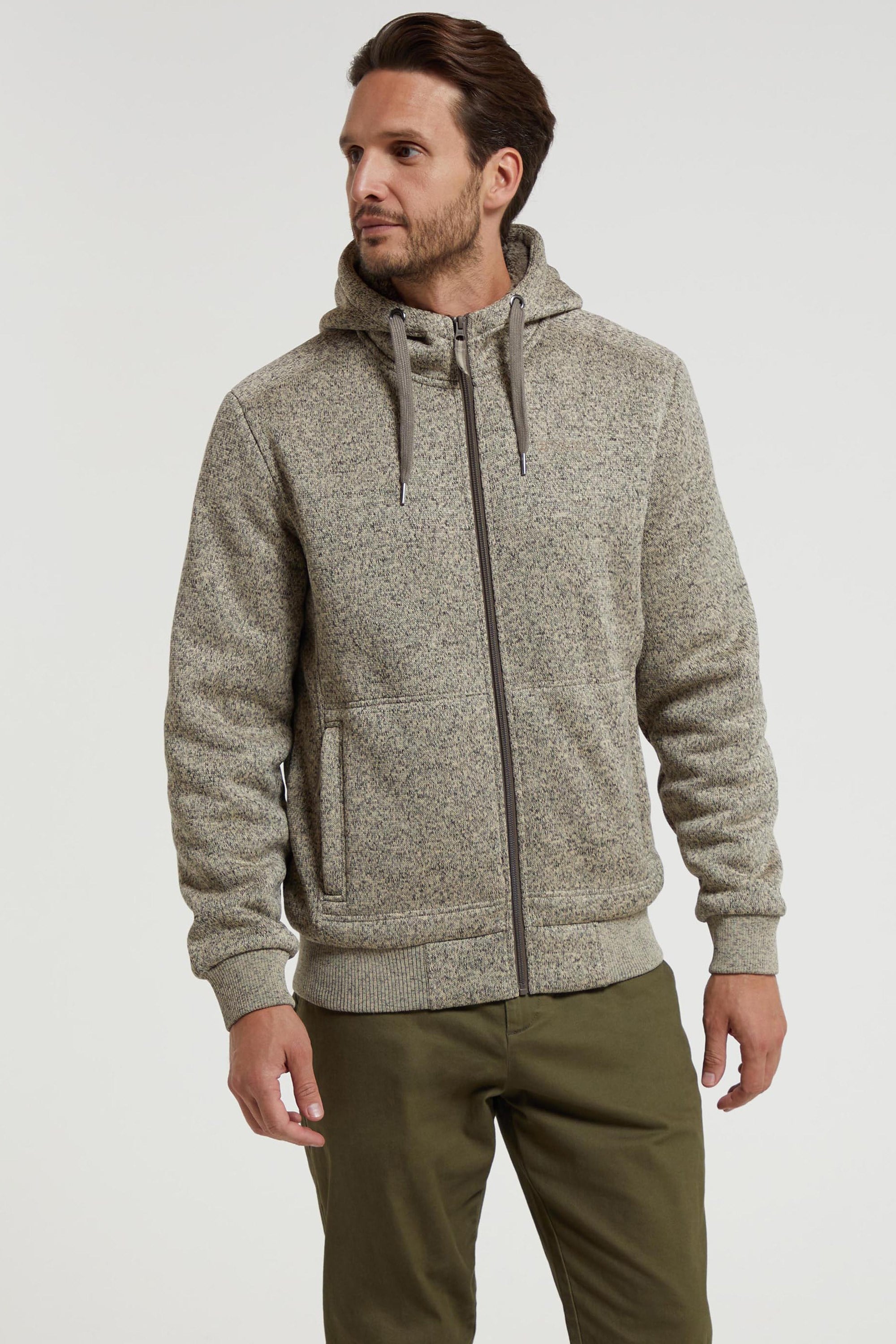 Bild von Nevis II Fleecegefütterter Herren-Hoodie - Beige